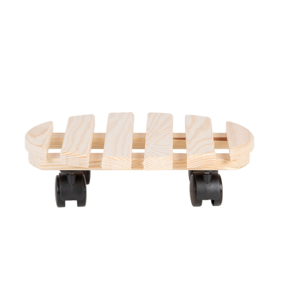 Carro Porta Macetas Madera Exteriores